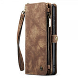 CaseMe Samsung Galaxy A34 5G Etui 008 Series Aftagelig Skal Brun