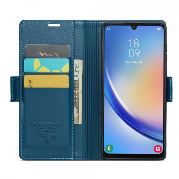 CaseMe Samsung Galaxy A34 5G Cover 023 Series Blå