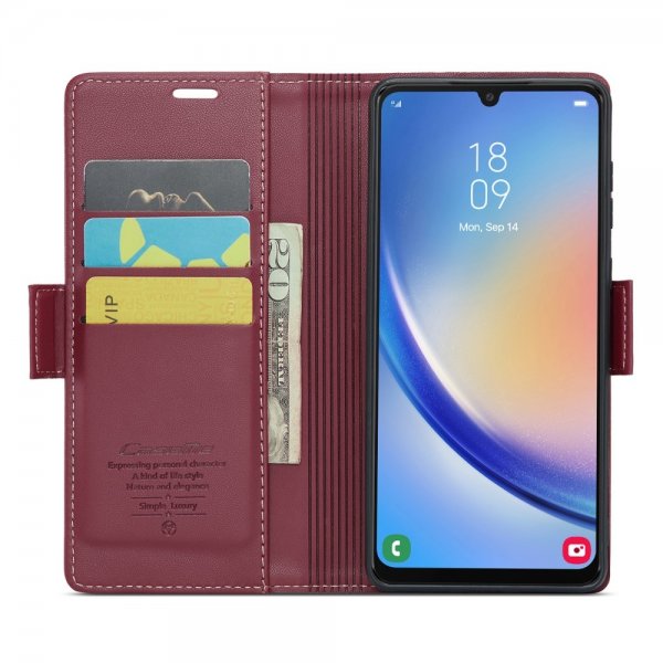 CaseMe Samsung Galaxy A34 5G Etui 023 Series Rød
