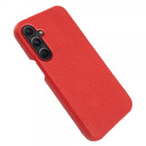Samsung Galaxy A34 5G Cover Ægte Læder Rød