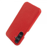 Samsung Galaxy A34 5G Cover Ægte Læder Rød