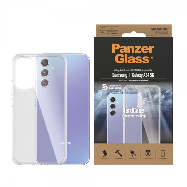 PanzerGlass Samsung Galaxy A34 5G Cover HardCase Transparent