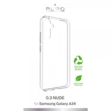 Puro Samsung Galaxy A34 5G Cover Nude Transparent