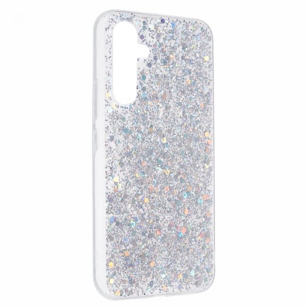 Nordic Covers Samsung Galaxy A34 5G Cover Sparkle Series Stardust Silver