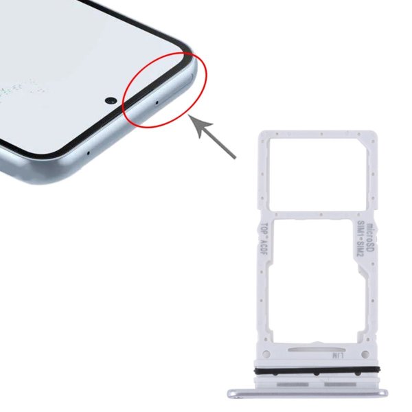 Samsung Galaxy A34 5G SM-A346 SIM-kortholder - Sølv