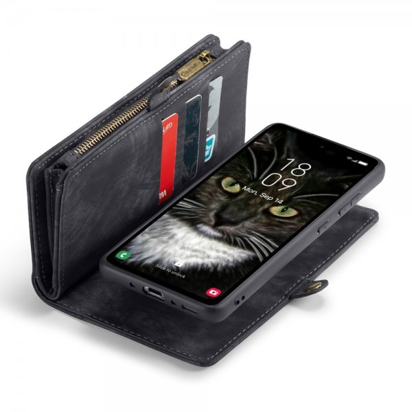 CaseMe Samsung Galaxy A35 Etui 008 Series Aftageligt Cover Sort