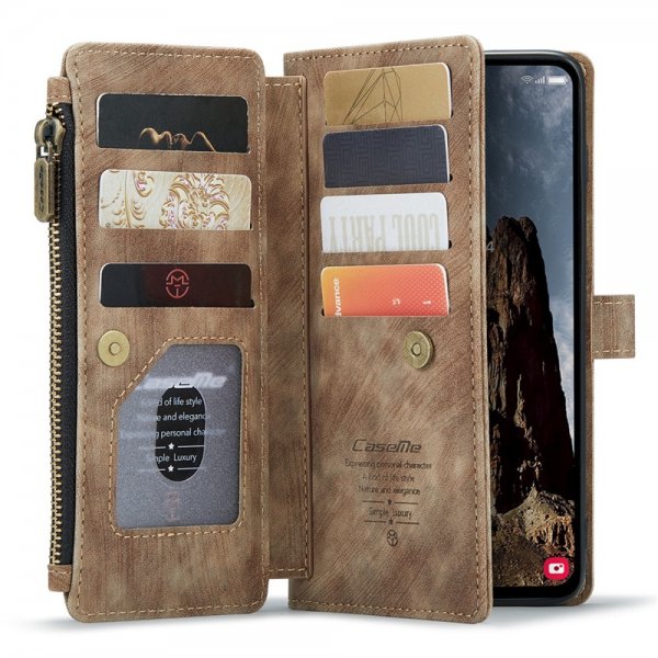 CaseMe Samsung Galaxy A35 Cover C30 Series Brun