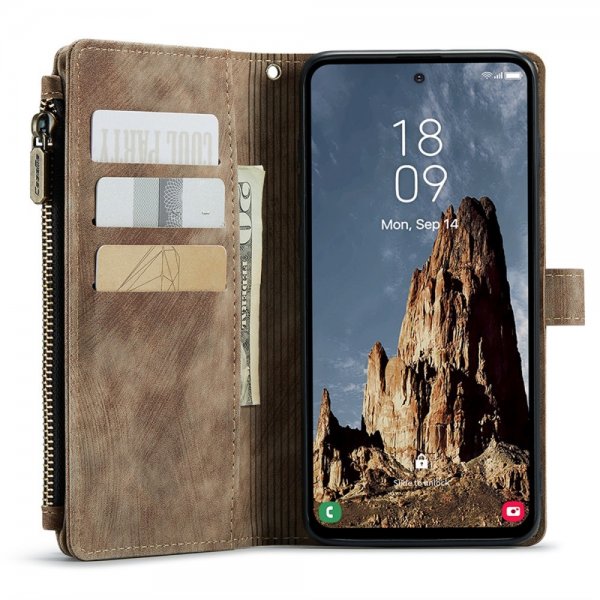 CaseMe Samsung Galaxy A35 Cover C30 Series Brun