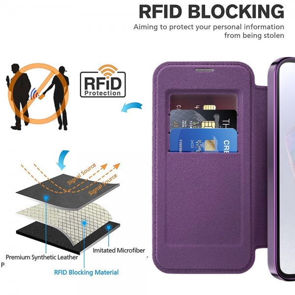 Samsung Galaxy A35 Cover MagSafe Lilla