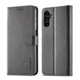Lc.Imeeke Samsung Galaxy A35 Cover med Kortrum Stativfunktion Grå