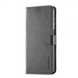 Lc.Imeeke Samsung Galaxy A35 Cover med Kortrum Stativfunktion Grå
