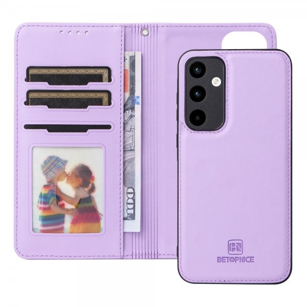 Betopnice Samsung Galaxy A35 Cover med Aftageligt Cover 005 Lilla