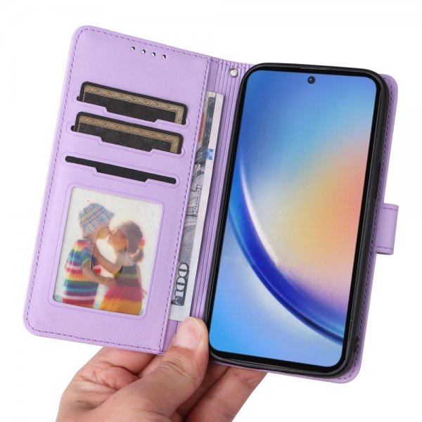 Betopnice Samsung Galaxy A35 Cover med Aftageligt Cover 005 Lilla