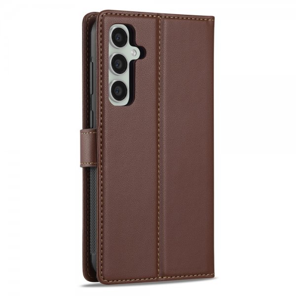 Lc.Imeeke Samsung Galaxy A35 Etui med Aftageligt Cover L2 Series MagSafe Brun