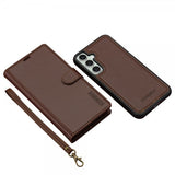 Lc.Imeeke Samsung Galaxy A35 Etui med Aftageligt Cover L2 Series MagSafe Brun