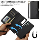 Lc.Imeeke Samsung Galaxy A35 Cover med aftageligt Cover L2 Series MagSafe Sort