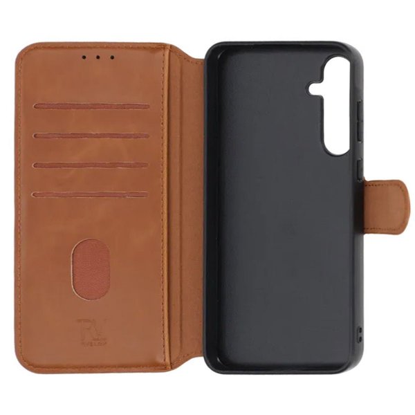 Rvelon Samsung Galaxy A35 Etui 4 Kortlommer Brun