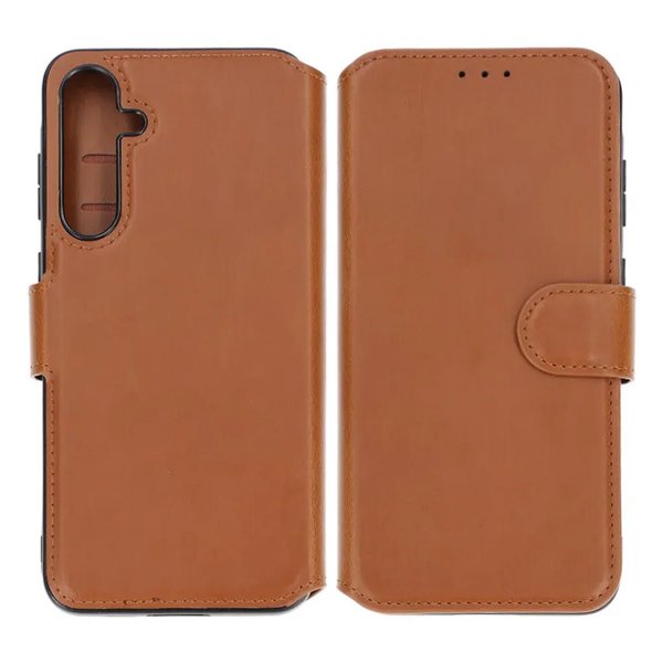 Rvelon Samsung Galaxy A35 Etui 4 Kortlommer Brun