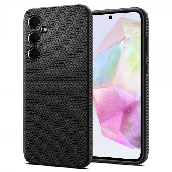 Spigen Samsung Galaxy A35 Cover Liquid Air Mat Sort