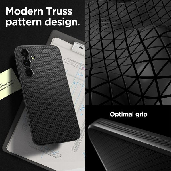 Spigen Samsung Galaxy A35 Cover Liquid Air Mat Sort