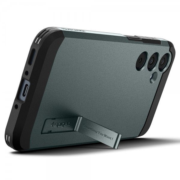 Spigen Samsung Galaxy A35 Cover Tough Armor Abyss Green