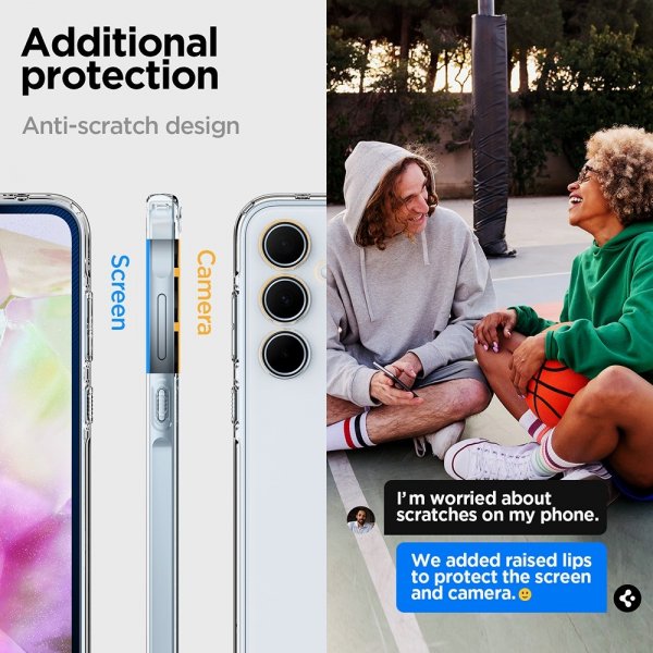 Spigen Samsung Galaxy A35 Cover Ultra Hybrid Crystal Clear