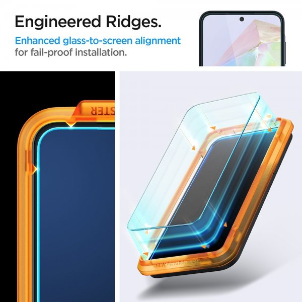 Spigen Samsung Galaxy A35 Skærmbeskyttelse GLAS.tR ALIGNmaster 2-pak