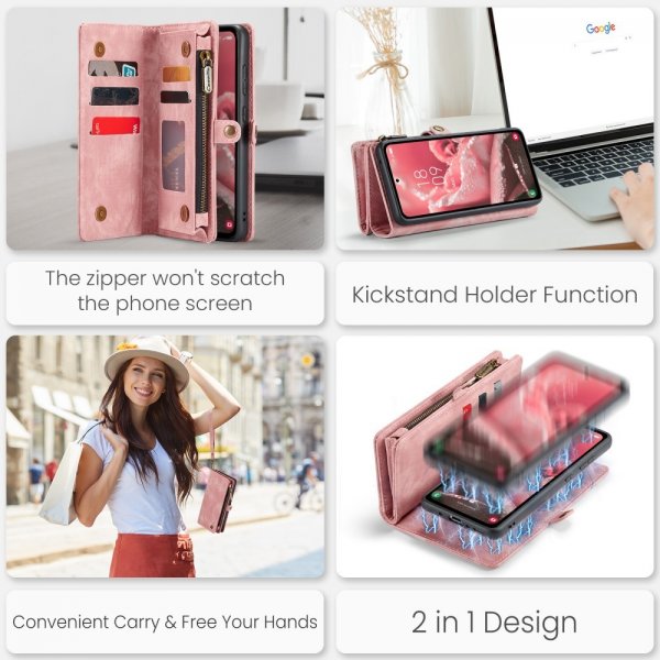 CaseMe Samsung Galaxy A36 Etui 008 Series Aftageligt Cover Rosa