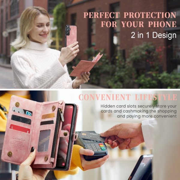 CaseMe Samsung Galaxy A36 Etui 008 Series Aftageligt Cover Rosa