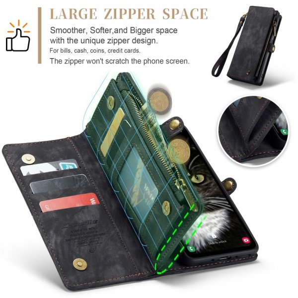 CaseMe Samsung Galaxy A36 Etui 008 Series Aftageligt Cover Sort