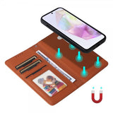 Betopnice Samsung Galaxy A36 Cover med Aftageligt Etui 005 Brun
