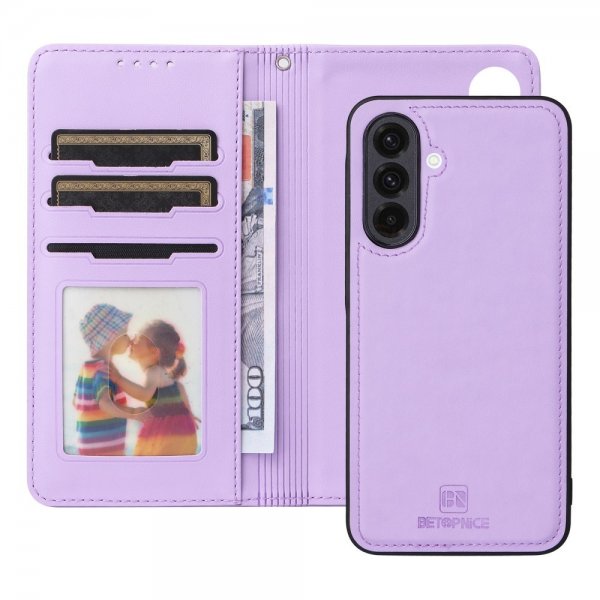 Betopnice Samsung Galaxy A36 Cover med Aftageligt Cover 005 Lilla