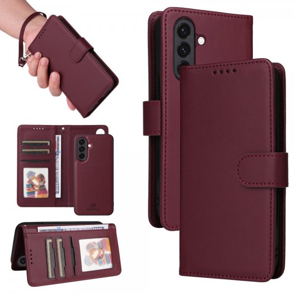 Betopnice Samsung Galaxy A36 Cover med Aftageligt Cover 005 Rød