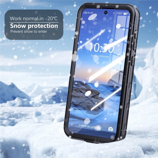 Redpepper Samsung Galaxy A36/Galaxy A37 Cover Vandtæt IP68 Sort