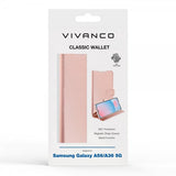 Vivanco Samsung Galaxy A36/Galaxy A56 Etui Classic Wallet Rosaguld