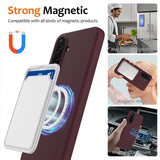 Samsung Galaxy A36/Galaxy A56 Cover med Rem Silikone MagSafe Vinrød