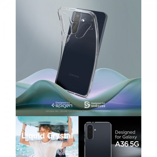 Spigen Samsung Galaxy A36 Cover Liquid Crystal Transparent