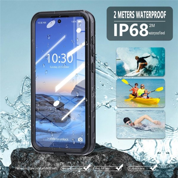 Redpepper Samsung Galaxy A36 Cover Vandtæt IP68 Sort