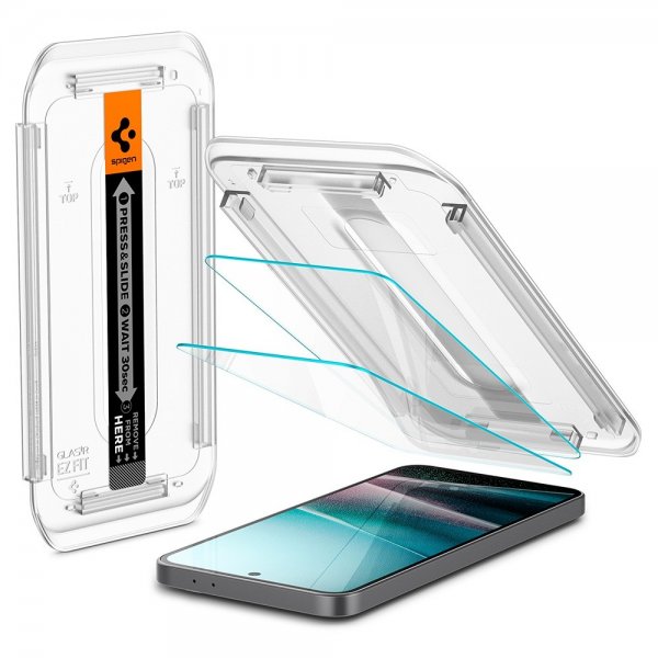 Spigen Samsung Galaxy A36/A37 Skærmbeskyttelse GLAS.tR EZ Fit 2-pak