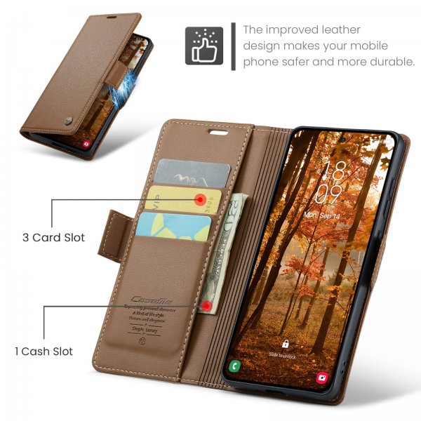 CaseMe Samsung Galaxy A37 Cover 023 Series Brun