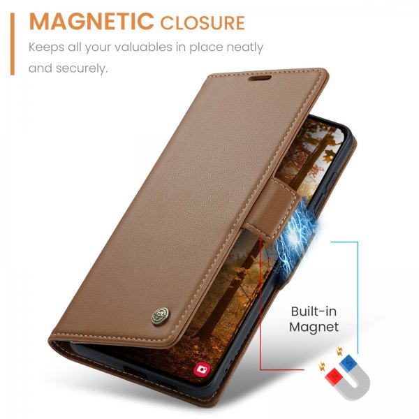 CaseMe Samsung Galaxy A37 Cover 023 Series Brun