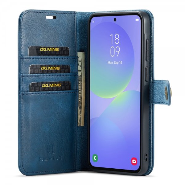 Dg.Ming Samsung Galaxy A37 Etui med Aftageligt Cover Blå