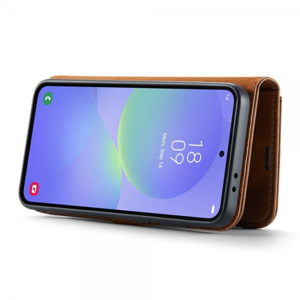 Dg.Ming Samsung Galaxy A37 Etui med Aftagelig Skal Brun