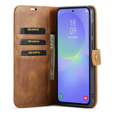 Dg.Ming Samsung Galaxy A37 Etui med Aftagelig Skal Brun