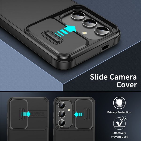 Samsung Galaxy A37 Cover Kamerabeskyttelse Sort