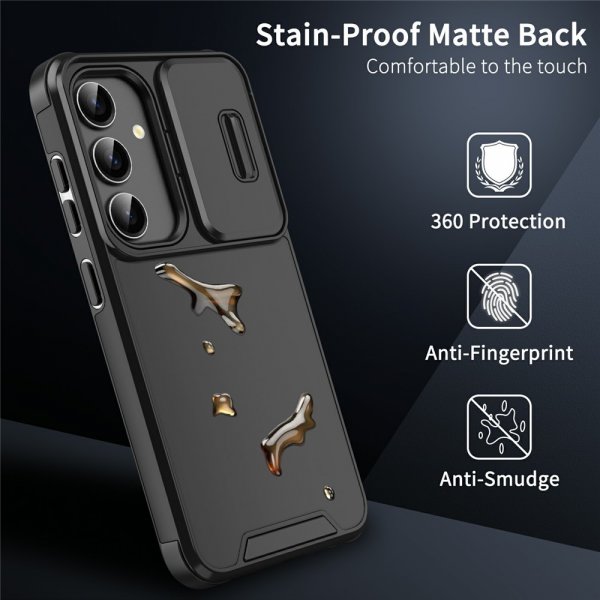 Samsung Galaxy A37 Cover Kamerabeskyttelse Sort