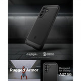 Spigen Samsung Galaxy A37 Cover Rugged Armor Matt Sort