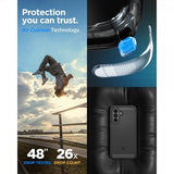 Spigen Samsung Galaxy A37 Cover Rugged Armor Matt Sort