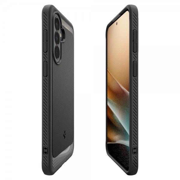 Spigen Samsung Galaxy A37 Cover Rugged Armor Matt Sort