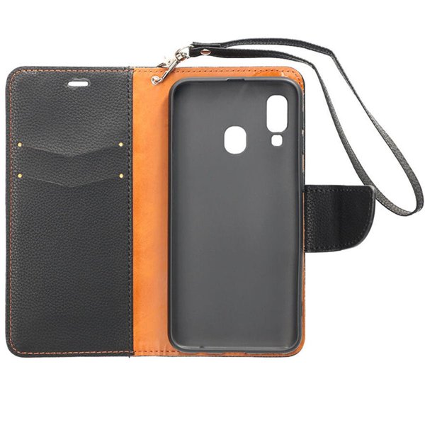 Samsung Galaxy A40 Etui med Stand Sort